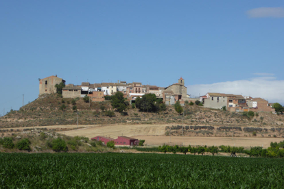 Vista del pueblo de Puiggròs.