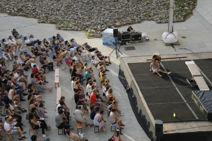 La nau central de la Seu Vella va acollir el concert homenatge a Joan Oró a càrrec del Quartet Prysma.