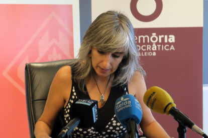 La tinenta d'alcalde de l'Ajuntament de Lleida, Sandra Castro, presenta els actes de Memòria Democràtica programats per la Paeria durant l'any 2022

Data de publicació: dimarts 20 de setembre del 2022, 18:59

Localització: Lleida