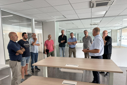 Reunió al nou arxiu comarcal de les Garrigues.