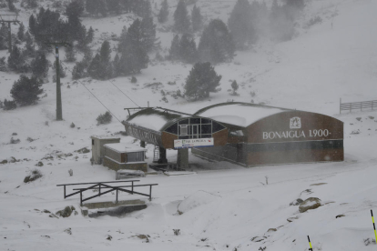 Imagen de archivo de un remonte de Baqueira en el Pallars. 