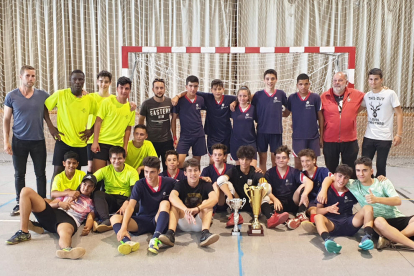 Participantes en la competición de fútbol sala.