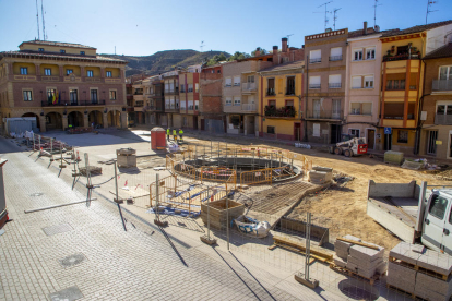 Les obres de la plaça Espanya i recuperació del pou de gel, que serà el preludi de la renovació del passeig del Cegonyer.