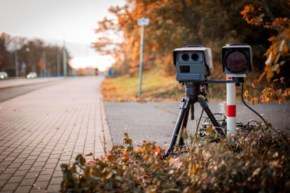 Un radar de carretera