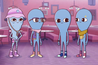 Alguns dels alienígenes protagonistes d’aquesta comèdia animada.