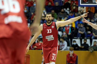 Marc Gasol: "Només pensem en el partit contra el Força Lleida"