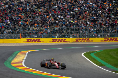 Sainz saldrá primero en Spa, por delante de 'Checo' y de Alonso
