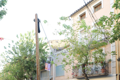 Alcarràs. Una de les penyes participants en la Festa de les Cassoles d’Alcarràs, en la qual va haver-hi el concurs Lo Cullerot i de decoració de taules. Posteriorment va tenir lloc la rua de l’aigua.