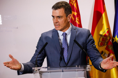 El president del Govern d'Espanya, Pedro Sánchez,