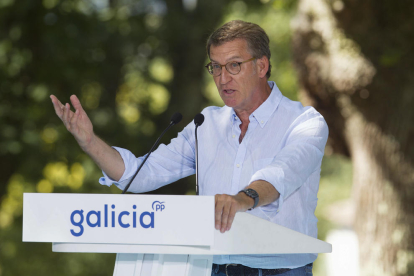 Feijóo va inaugurar ahir el curs polític del PP en un acte a Galícia.