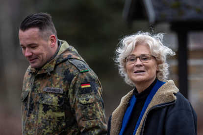 La ministra alemana de Defensa Christine Lambrech apenas ha durado un año en el cargo.
