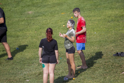 Imagen de la fiesta en el campus de Cappont.