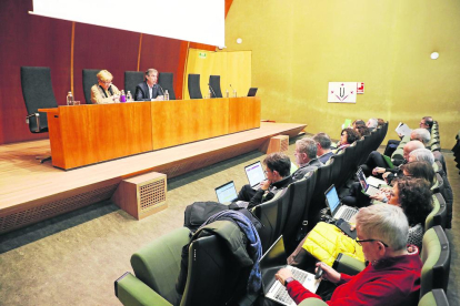 La UdL celebró ayer el último claustro del mandato de Puy.