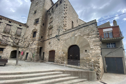 Estado actual del castillo de Les Oluges.