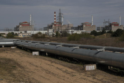 Foto de archivo de la planta nuclear ucraniana de Zaporiyia.