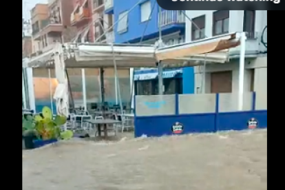 Inundacions a la zona del Port de Tarragona