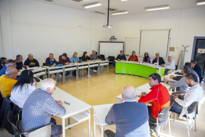 La firma del último convenio del sector del metal en Lleida.