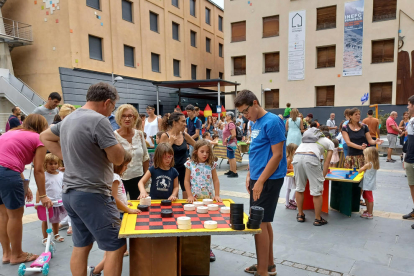 Els més petits van gaudir ahir al ritme d’El Pot Petit a la pista del Parc de l’Alegria de Juneda.