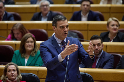 Pedro Sánchez va participar ahir en sessions de control al Congrés i al Senat.