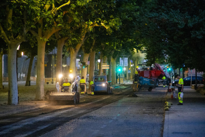 Las obras de pavimentación obligaron a cortar el Pont Vell. 