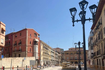 Les obres al passeig del Cegonyer que s’estan ultimant.