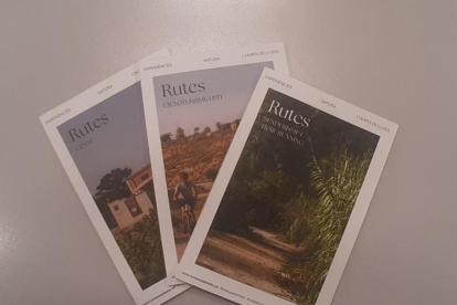 Algunes de les rutes discorren per la passarel·la de Rufea.