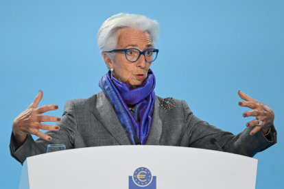 La presidenta del BCE, Christine Lagarde.