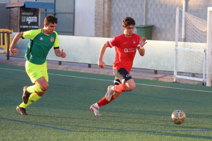 Els jugadors de l’Artesa de Segre, després de l’últim partit del curs.