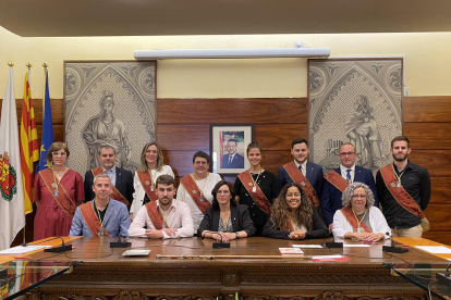 Imagen del nuevo gobierno municipal de Solsona