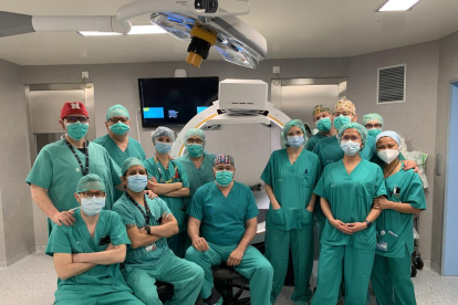 Tecnologia punta a Lleida per a cirurgies de crani i columna