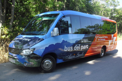 El bus del Parque Nacional de Aigüestortes i Estany de Sant Maurici.