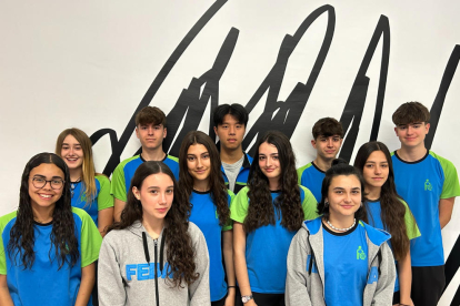 Els alumnes de quart d’ESO que han participat en aquest treball.