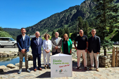 Los máximos representantes de las asociaciones de turismo de la demarcación de Lleida han presentado la previsión de ocupación turística para este verano.