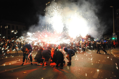 L'espectacle de foc inaugural de les festes.