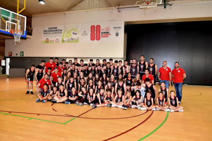 Jugadors de l’actual temporada dels diferents equips del CB Borges Garrigues.