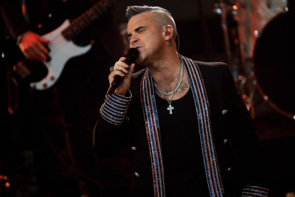Imagen de archivo del cantante británico Robbie Williams.
