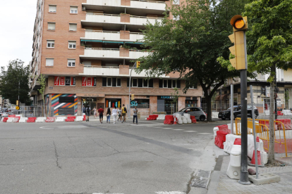 L'atropellament es va produir a la cantonada entre els carrers Prat de la Riba i Príncep de Viana de Lleida.