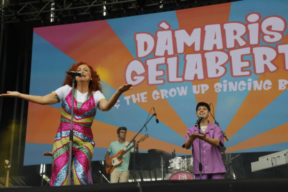 La cantante Dàmaris Gelabert fue la gran estrella de la última jornada del Magnífic Fest de Lleida.