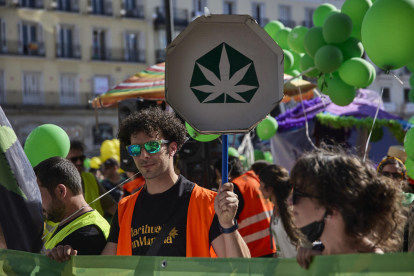 La Marxa de la Marihuana celebrada a Madrid el mes de maig passat.