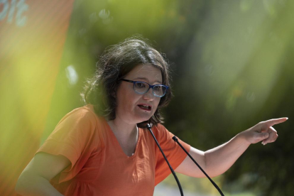 La vicepresidenta de la Generalitat Valenciana i portaveu del Consell, Mónica Oltra.