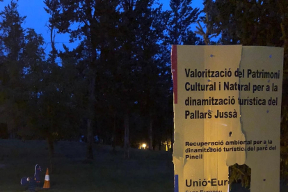 Destrosses per vandalisme al parc del Tinell de Tremp