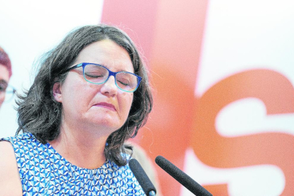 La fins ara vicepresidenta valenciana, Mónica Oltra.