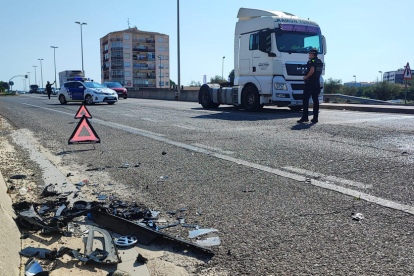 La Urbana va regular el trànsit després del sinistre d’ahir a l’LL-11.