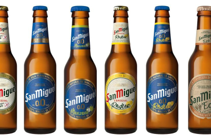 Cervezas de San Miguel premiadas.