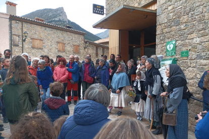 Una de les visites teatralitzades per les cases de les antigues trementinaires.