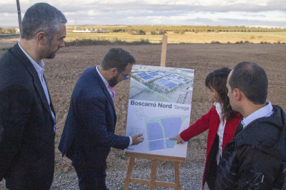 Visita institucional als terrenys el novembre de l’any passat.