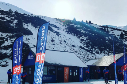 Imagen de la escuela de esquí de La Vall de Boí la pasada temporada de invierno. 