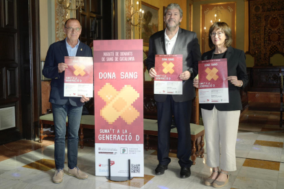 La Paeria va acollir ahir la presentació de la Marató de Donants.