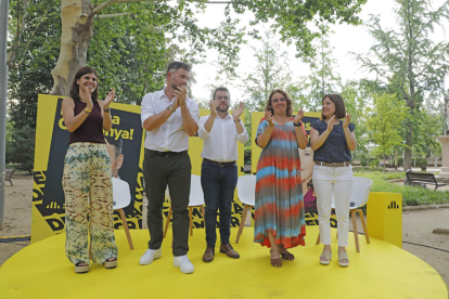 ERC. Els partits independentistes sí que van portar a Lleida els seus màxims líders.