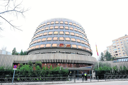 Imatge de la seu del Tribunal Constitucional a Madrid.